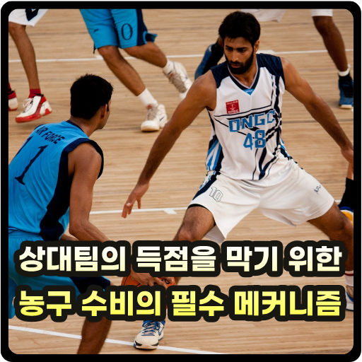 상대팀의 득점을 막기 위한 농구 수비의 필수 메커니즘 글 썸네일